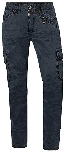 Timezone Regular Ben Cargo Pantaloni, Blu (Dark Night Blue 3115), 46 IT (32W/34L) Uomo