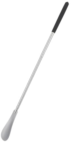 SUPVOX Calzascarpe Telescopico in Acciaio Inox, Manico Regolabile Per Scarpe E Stivali, Design Ergonomico Per Anziani E Famiglie