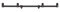 Saenger Anaconda BLAXX 4 Rod Goal Post Buzzer