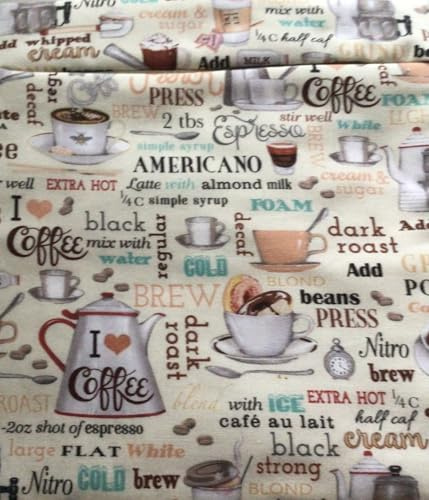 Microwave Potato Bag Cooker I Love Coffee Baked Potato Bag, All Cotton, Handmade, Kitchen Utensil