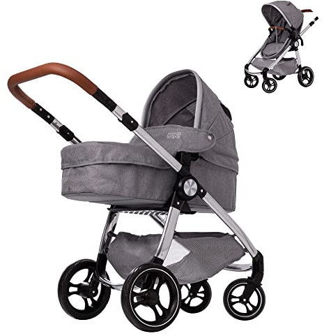 Mamas & Papas Junior Premium Occaro Elite Pram | Pushchair With 3 Modes Dolls Pram, Pushchair And Bassinet Cot | Children's Pram Toy With Adjustable Height Handle And Multiple Seats | Ages 3+