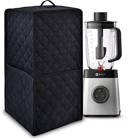Cubierta antipolvo para licuadora de cocina, compatible con licuadora Ninja Foodi, fundas de licuadora para cubiertas de electrodomésticos de cocina, funda de licuadora con bolsillo para accesorios