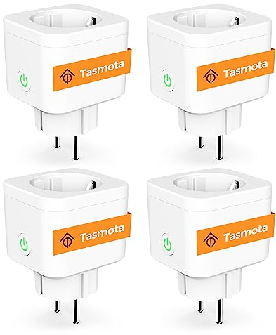 Refoss Tasmota Steckdose mit Stromzähler, Mini WLAN Steckdosen zur Messung von Stromverbrauch, Stromerzeugung, ESP8266 Smart Plug, Kompatibel mit Home Assistant, ioBroker, MQTT, Type F, 16A, 2,4GHz