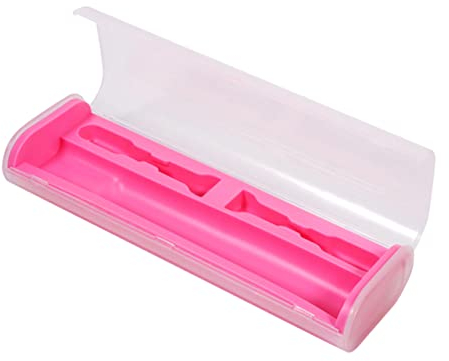 Mobestech Kompakter Reise-Gadget-Organizer Aufbewahrungsbox-Abdeckung für Elektrische Zahnbürsten für 2 Bürstenköpfe für Camping-Reisen