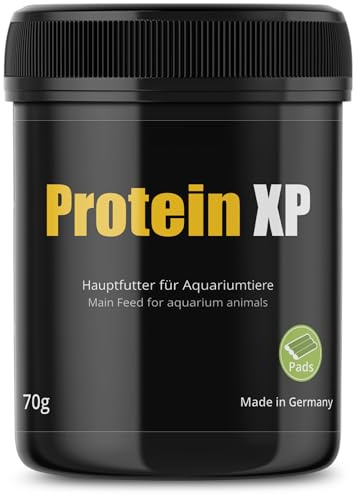 GlasGarten Protein XP | 70 g - Protein Food for Ornamental Shrimps, Snails & Crabs, Ideal for Rearing & as Rearing Food, Made from 100% Natural Ingredients