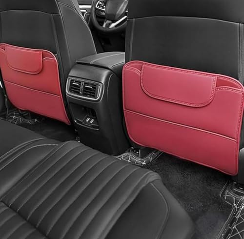 HMYOUXUAN 2 Protectores de Respaldo de Coche y Organizador para BMW M3 Touring (G81) 2022 2023, Protector de Respaldo para Coche Kick Mats Protección,C