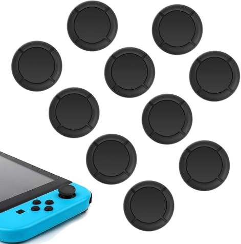 Ruvan 10 Piezas Tapas De Silicona Para Joystick Del Nintendo Switch, Tapones Para Joystick, Grips Para Joystick Para Joystick Para Nintendo Switch, Switch Lite Y Controlador OLED De Switch