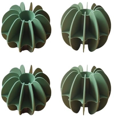 Torkbollar, 4-pack silikontvättbollshårfångare for tvättmaskin