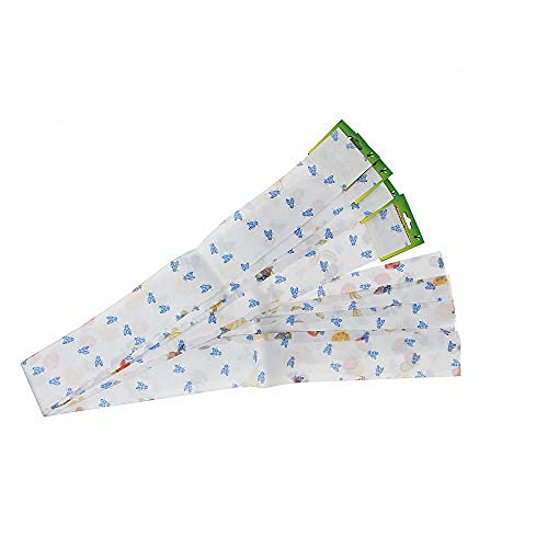 Piège papier tue-mouche à motifs 'fruits' set de 4