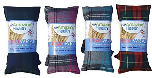 Amazing Health Wheat bag Micro-Hotties UK Made Non scented(TARTAN)