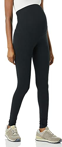 Amazon Essentials Cómodas Mallas de Maternidad Mujer, Negro, XS