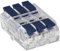 Miratic Bloque de Terminales Reversible para Cualquier Cable de 0,75-4mm² - Conectores Electricos - Clemas Electricas - Fichas de Empalme Electrico IEC 250V/32A (3 hilos/blister de 4 piezas)
