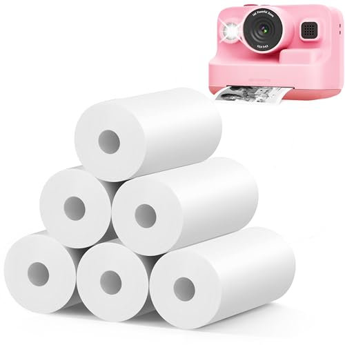 MIARALA 6 Rolls Instant Camera Refill Print Paper, HD Print Camera Paper Refill for Most Kids Instant Camera, Compatible with ESOXOFFORE/Dylanto/DUDUDRAGON/Cimizi Instant Camera, BPS/BPA-Free