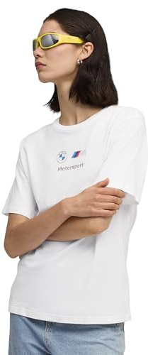 Puma T-Shirt da Donna con Logo BMW MMS Wmn Ess+ (Confezione da 1)