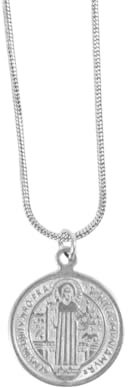 2025 San Benito Medal Rostfritt Stål Halsband För Kvinnor Guld/Färg Metall Ormkedja Choker Collier Femme With You Smycken Tillbehör Creative