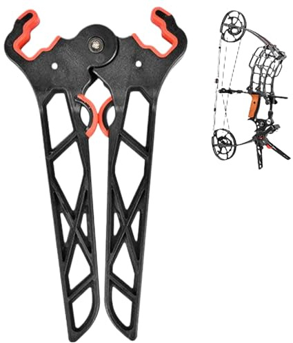 Support d'arc Pliable Anti-Rayures Support d'arc Portable léger sécurisé et Stable ABS pour composé et Plus Encore