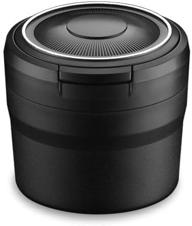 IYOUGSIAS Posacenere Auto, per VW Golf 8 2020-2024 2025 Portacenere per Auto Coperchio Automatico Posacenere Portatile per Sigarette,A