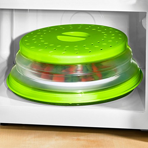 My Home Cubierta plegable para microondas, color verde