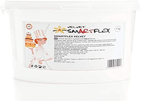 SmartFlex Fondant Velvet Vanilla 100 Unités 7 kg