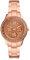 Fossil Damenuhr Stella Sport, QuarzMultifunktionswerk, 37mm RoségoldEdelstahlgehäuse mit Edelstahlarmband, ES5109