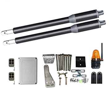 IN 553012 - Set di azionamento automatico per porte a 2 battenti, 50 W, 220 V, colore: Nero