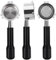 Portafiltro sin fondo Philorn 54mm, portafiltro para café espresso compatible con BREVILLE BES, portafiltro sin fondo de acero inoxidable para café (3 orejas)