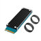 GLOTRENDS M.2 Kühlkörper für 2280 M.2 SSD, passend für PC/PS5/PS5 Slim Installation, 22x70x3mm Aluminium Größe, inklusive Thermal Pad