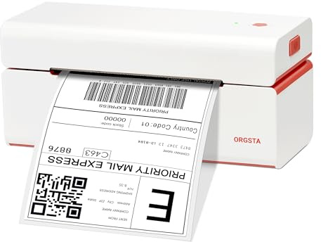 ORGSTA Imprimante étiquettes autocollante Expedition 10x15 cm DHL Prend en Charge Uniquement la Connexion USB à Un Ordinateur