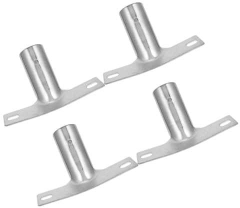 Healeved Floor Brush Accessories Threaded Handle Bracket Adapter for Extendable Broom Handle Replacement Connector Mounting Braces for Household Cleaning 4.13X2.95X1.57 Inches