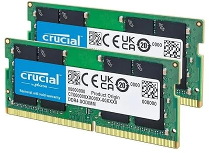 Crucial RAM CT2K8G4SFRA32A 16 GB (2 x 8 GB) DDR4 3 200 MHz ram minne notebook arbetsminne, ramminne 260Pin, bärbar dator SO-Dimm