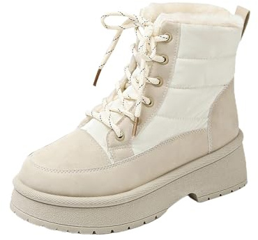 Tronchetti Donna Bassi Anfibi Neri Stivali Tacco Medio Scarpe Flamenco Scarponcino A Spillo Invernali Offerta Beige 36