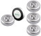 SOAIY 5er-Set Stick&Push LED Touch Lampe Nachtlicht Leuchten Batteriebetrieben selbstklebend Küchenlampen Schrankleuchten Unterbauleuchte Klebeleuchte für Schränke Küche Vitrine
