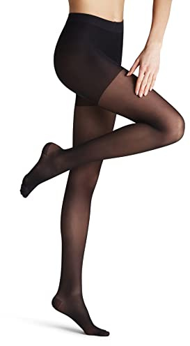 FALKE Women's Energize 30 DEN W Ti Sheer With Compression Tights 1 Pair, Black 3009, S