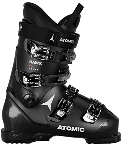 ATOMIC HAWX PRIME Skischuhe - Größe 32/32.5 - Alpin-Skischuh in Schwarz - Boots mit 3D Knöchel & Ferse für präzisen Sitz - mittelbreite Skistiefel für Ski-Anfänger