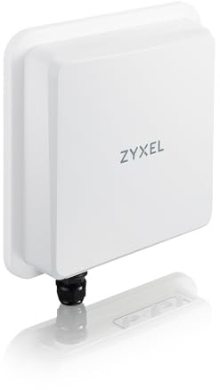 Zyxel 5G NR 5 Gbps Outdoor Router | IP68 | 4.67 Gbps Data Rate | 9 dBi Richtantenne für Lange Distanzen | NebulaFlex [FWA710]