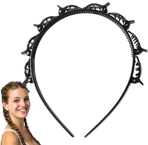 Diademas Con Pinzas, Diadema De Horquilla De Peinado, Diadema Para El Pelos Con Pinzas, Horquilla De Pelos De Doble Capa, Horquilla Para Mujer, Horquilla Para Cabello Corto Y Largo