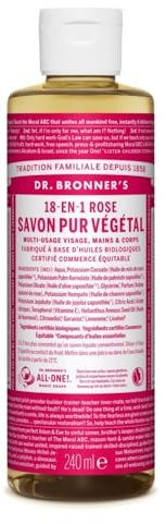 Savon liquide rose Dr Bronner's 240 ml