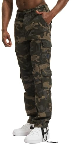 Brandit Pure Slim Fit Pants, color: darkcamo, size: M