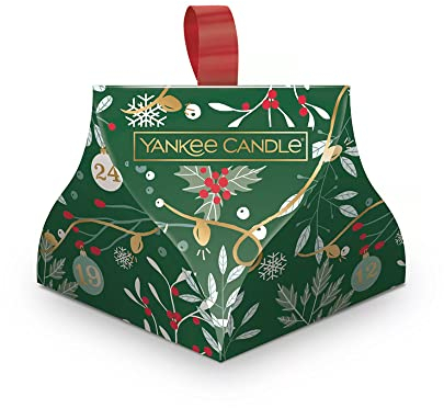 Yankee Candle Geschenkset | 3 duftende Wax Melts in einer festlichen, schmuckvollen Schachtel mit Schleife | Countdown zur Weihnachtskollektion