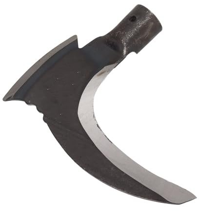 Durable de acero de alto contenido de manganeso antioxidante tratamiento de curado multifuncional eficaz para herramienta de jardinería para cortar hierba (cabeza de corte única)