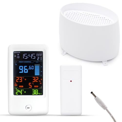 Station Météo FISHTEC Pluviomètre Extérieur