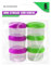 BLISSMART Plastic Mini Storage Boxes Baby food storage containers, Weaning Feeding Freezer Food Pots Containers, snack pots 35ml 6 Pcs
