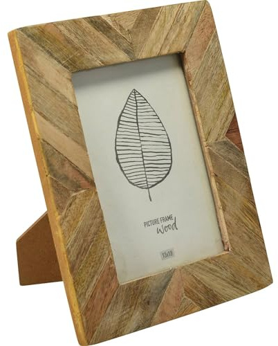 WELL HOME MOBILIARIO & DECORACIÓN Marco de Foto en Madera 19,2x1,3x24cm