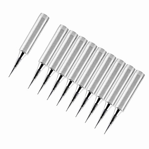 LUCKDANO Puntas de Hierro Soldado, Puntas de Soldadura de Soldadura Fina de Pistola de de Fina 10 Piezas 10 Piezas de Reemplazo de de Hierro de para Herramienta de Estación de de 900 M-t-i