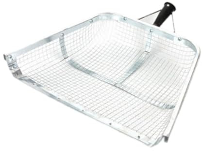 LRXFPIYF Paleta de Hierro Resistente al Desgaste, Robusta, fácil de Transportar, portátil para maíz, jardín, de, Fuga de 10 Mm