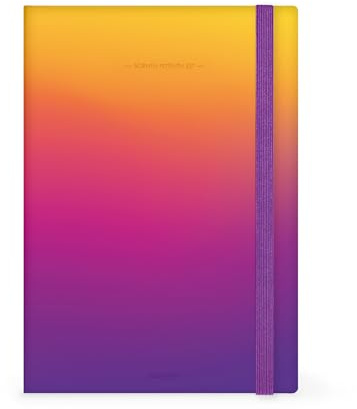Legami Lärardagbok Large, Sunset Vibes, veckodagbok, 13 månader, från augusti 2026 till augusti 2027, pedagogisk planering, klassregister, tid, skolkalender, 17 x 24 cm