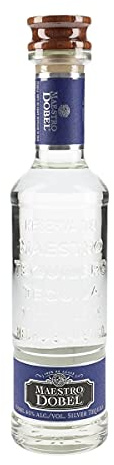 Maestro Dobel Silver 100% Agave Tequila, 20 cl and Smooth and Complex Favour