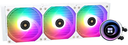 Thermalright Frozen Notte 360 WHITE ARGB Wasserkühlung CPU Kühler, 360 CPU Kühler Spezifikationen, 3×120mm PWM Lüfter, S-FDB V2 Lager, passend für AMD/AM4, Intel LGA 1700/1150/1151/1200/2011/2066