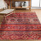 Netline Home - Waschbarer Teppich | Rutschfest für Küche, Schlafzimmer, Flur, Wohnzimmer | Orientalisch Designteppich | Kurzflor (Rot, 200x290), (NLOOMX1005)