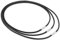 YDHfdc 3 Stück Lederband Kette 3mm Lederkette Herren 40/45/50cm Lederhalsband Herren Schwarz Lederkette Damen Lederkette für Männer und Frauen